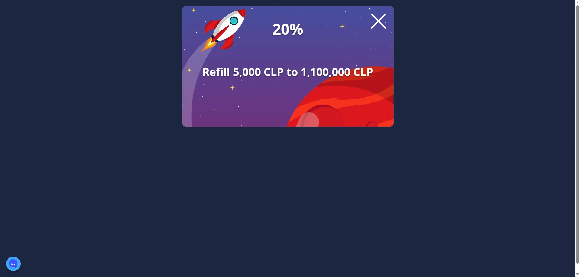Bono de cashback semanal y promociones en Nano Casino Chile