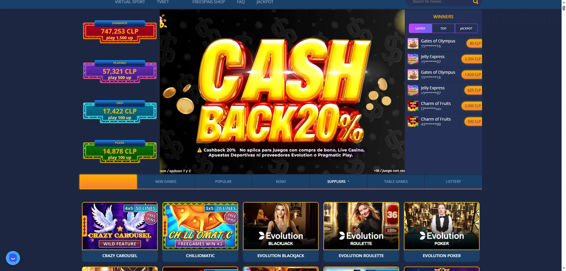 Soporte al cliente en español en Nano Casino Chile